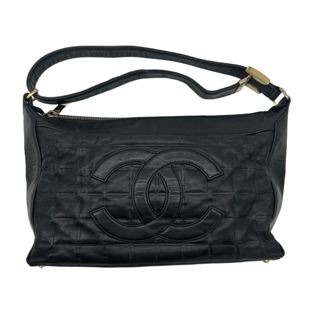 Chanel Black Chocolate Bar Handbag