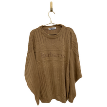 Load image into Gallery viewer, Burberry Tan Spellout Sweater
