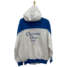 Load image into Gallery viewer, Dior Blue and White Zip Up Hoodie
