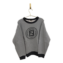 Load image into Gallery viewer, Fendi Grey Spellout Crewneck
