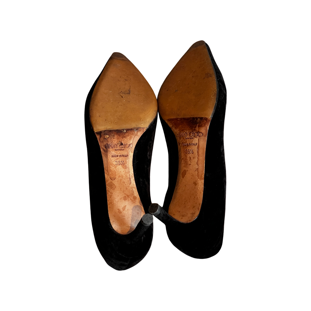 Jimmy Choo Crushed Velvet Heels
