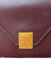 Load image into Gallery viewer, Cartier Burgundy Shoulder Bag
