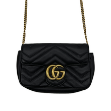 Load image into Gallery viewer, Gucci Black Quilted Shoulder Bag
