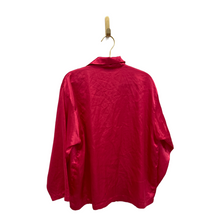Load image into Gallery viewer, Dior Red Satin Logo Button Down
