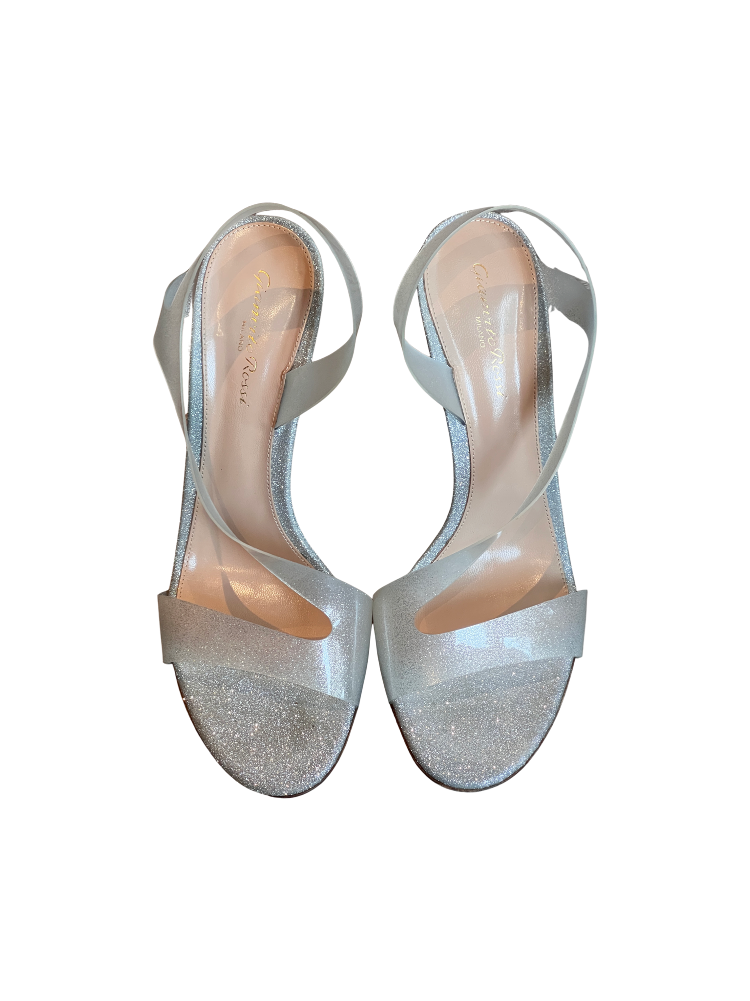 Gianvito Rossi Glitter Sandal Heels