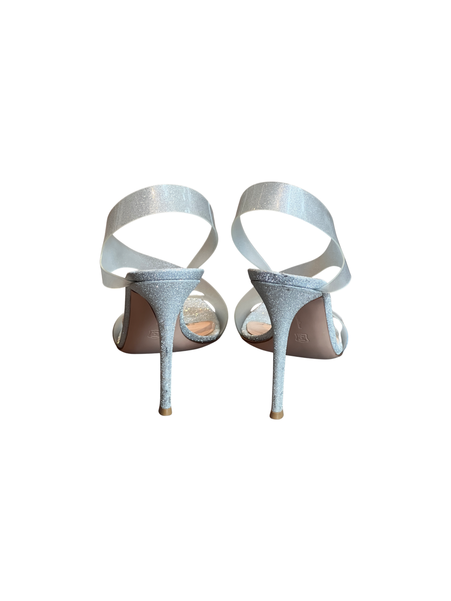 Gianvito Rossi Glitter Sandal Heels