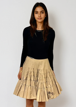 Load image into Gallery viewer, Alaia Tan Mini Skirt
