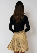 Load image into Gallery viewer, Alaia Tan Mini Skirt
