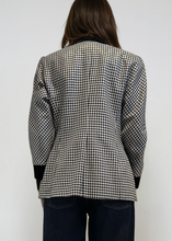 Load image into Gallery viewer, Escada Shimmer Houndstooth Blazer
