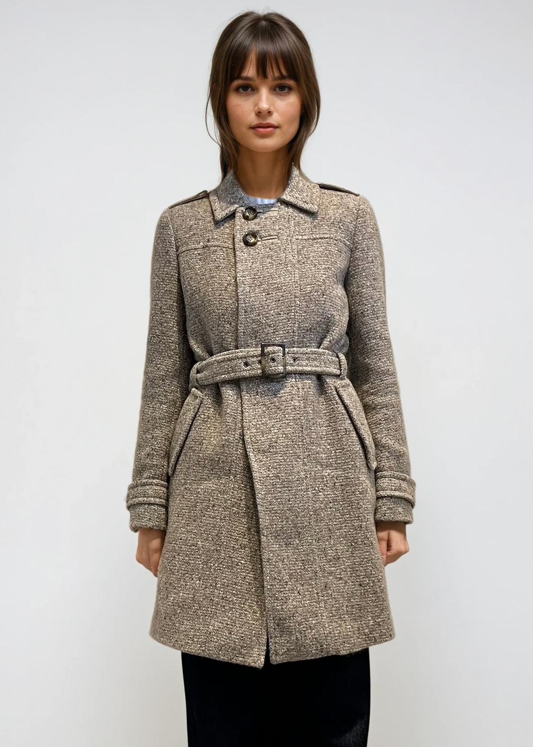 Sport Max Tweed Coat