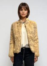 Load image into Gallery viewer, Cream Fur Coat
