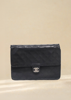 Chanel Black Quilted Leather Flap Bag