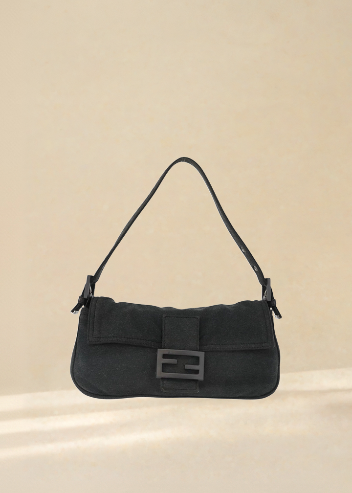 Fendi Grey Baguette
