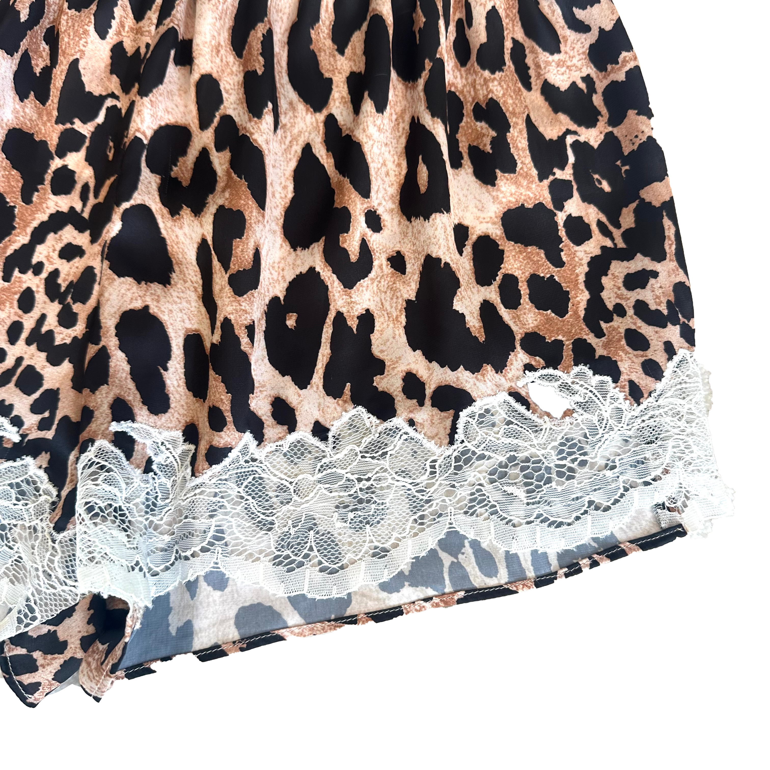 Paco Rabanne Leopard Silk Shorts