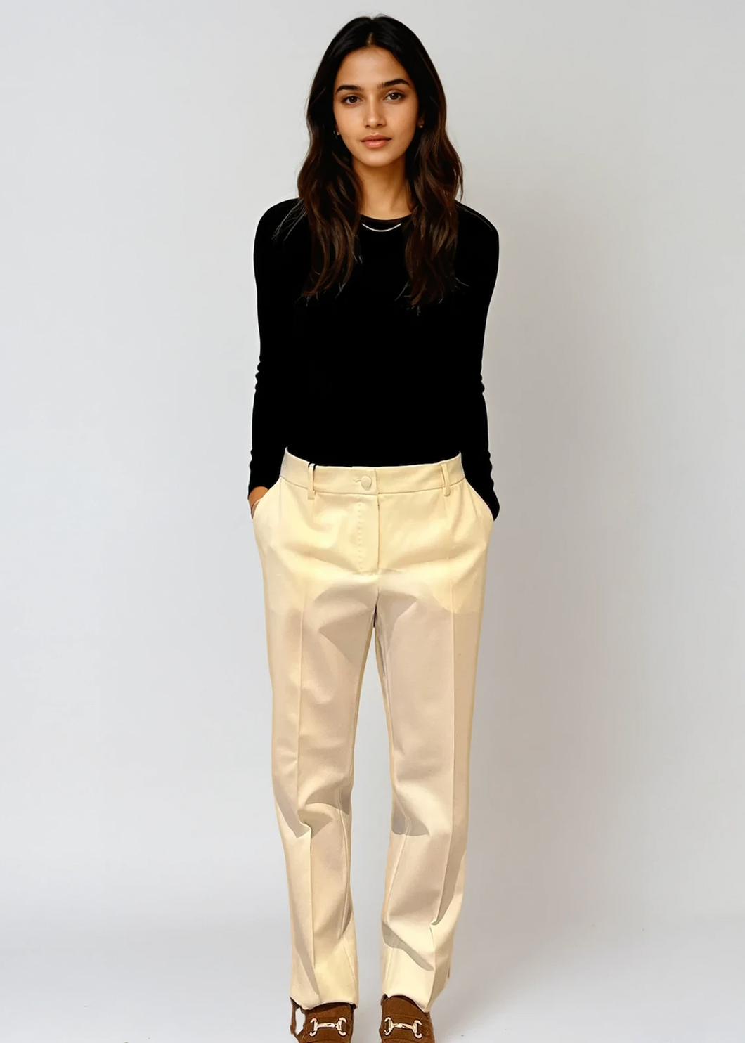 Dolce and Gabbana Cream Trousers