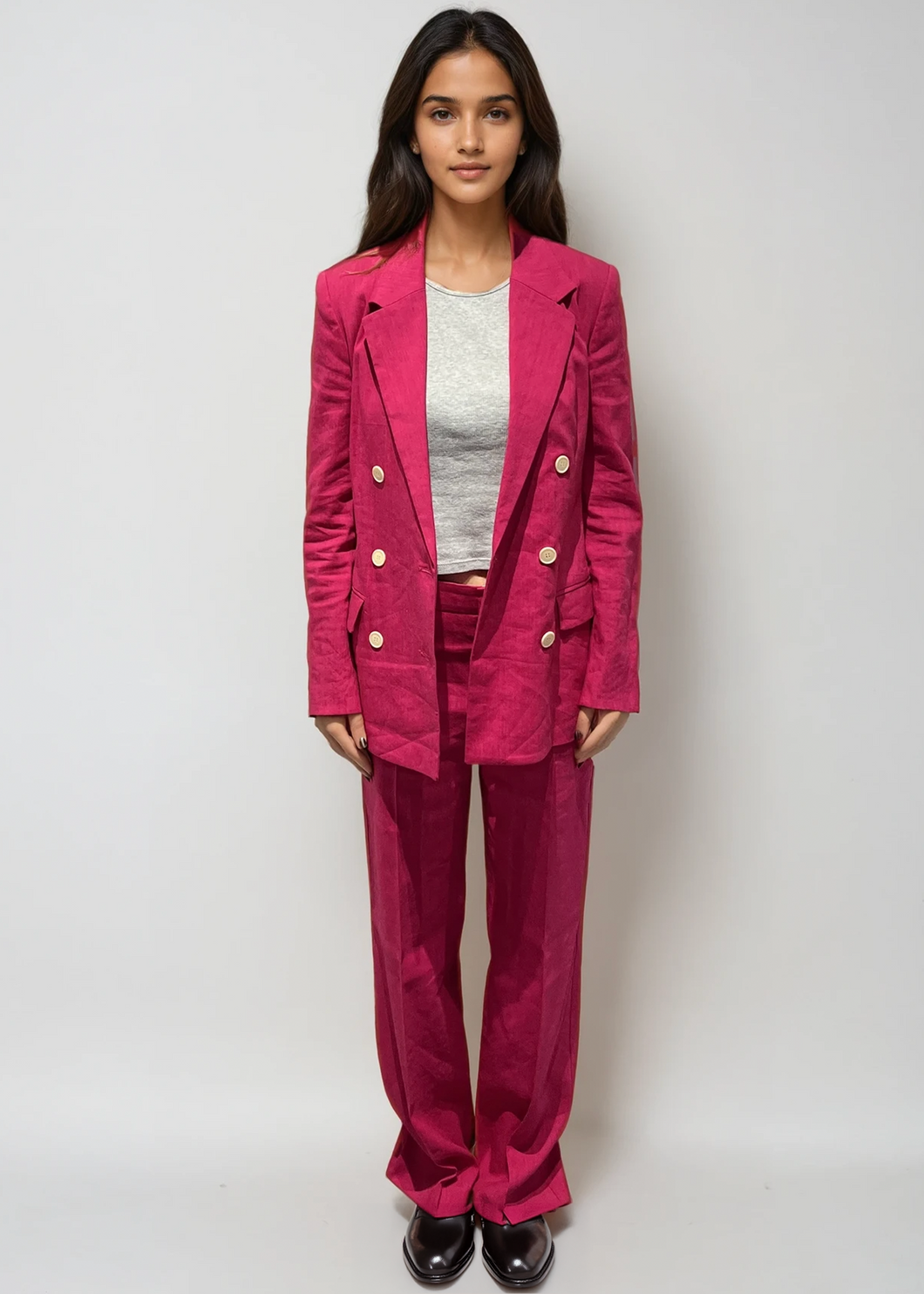 Isabel Marant Hot Pink Pantsuit Set