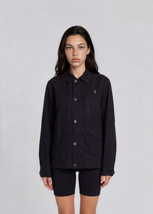 YSL Black Button Bomber