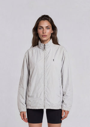 YSL Light Grey Zip Bomber
