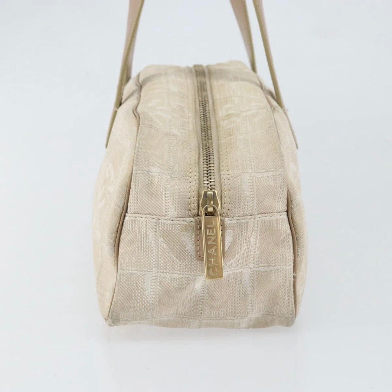 Chanel Tan Travel Shoulder Bag