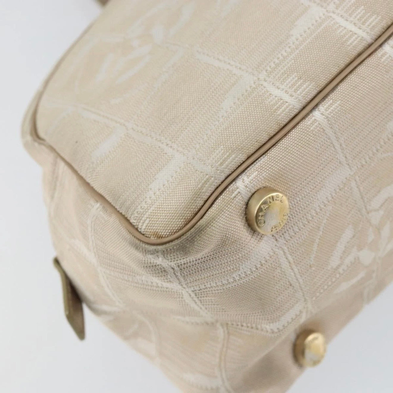 Chanel Tan Travel Shoulder Bag