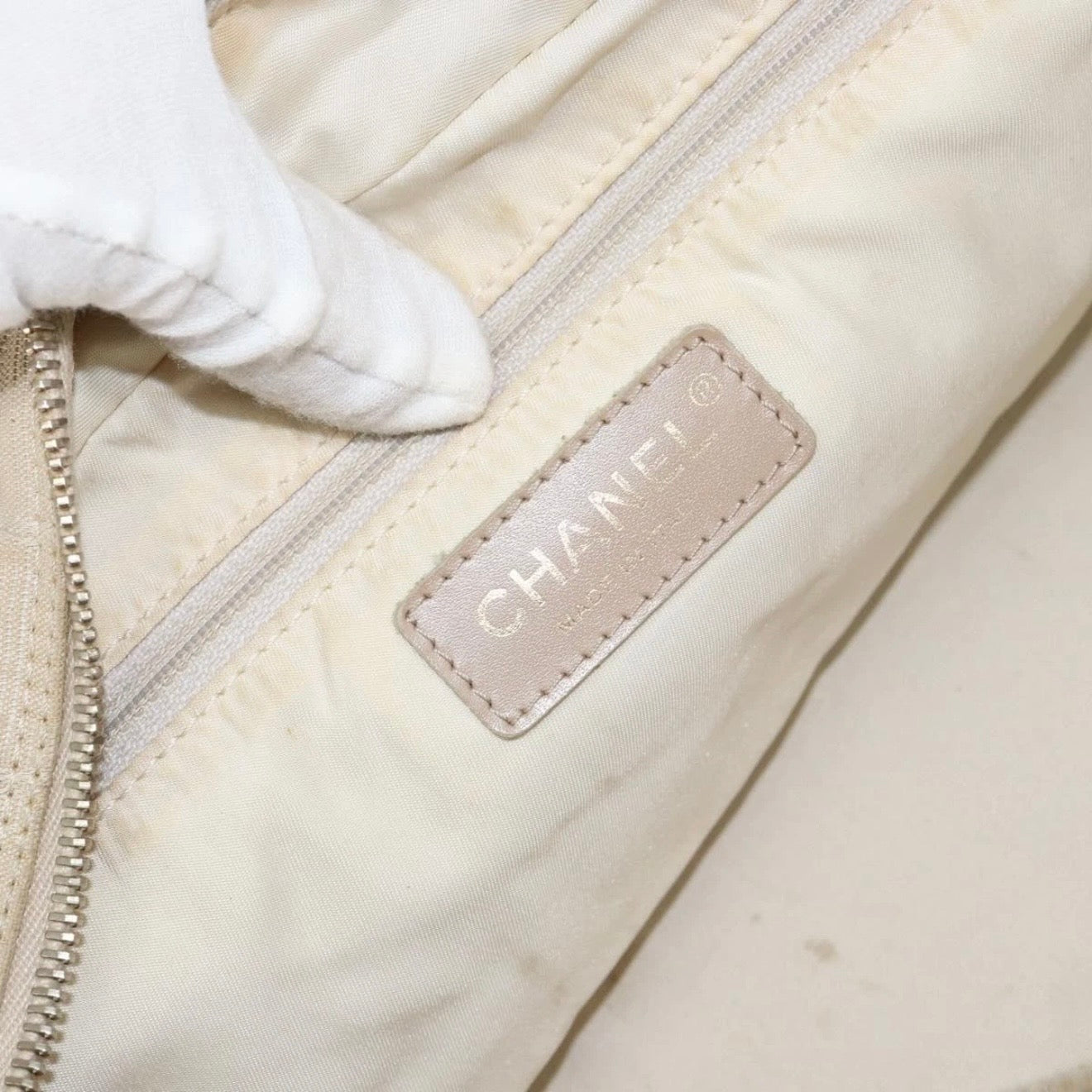 Chanel Tan Travel Shoulder Bag