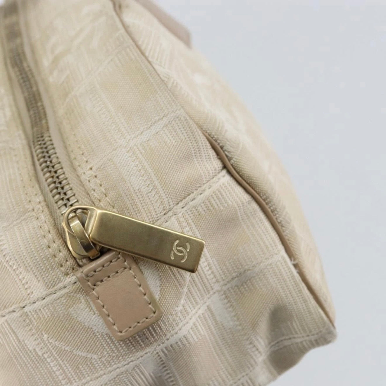 Chanel Tan Travel Shoulder Bag