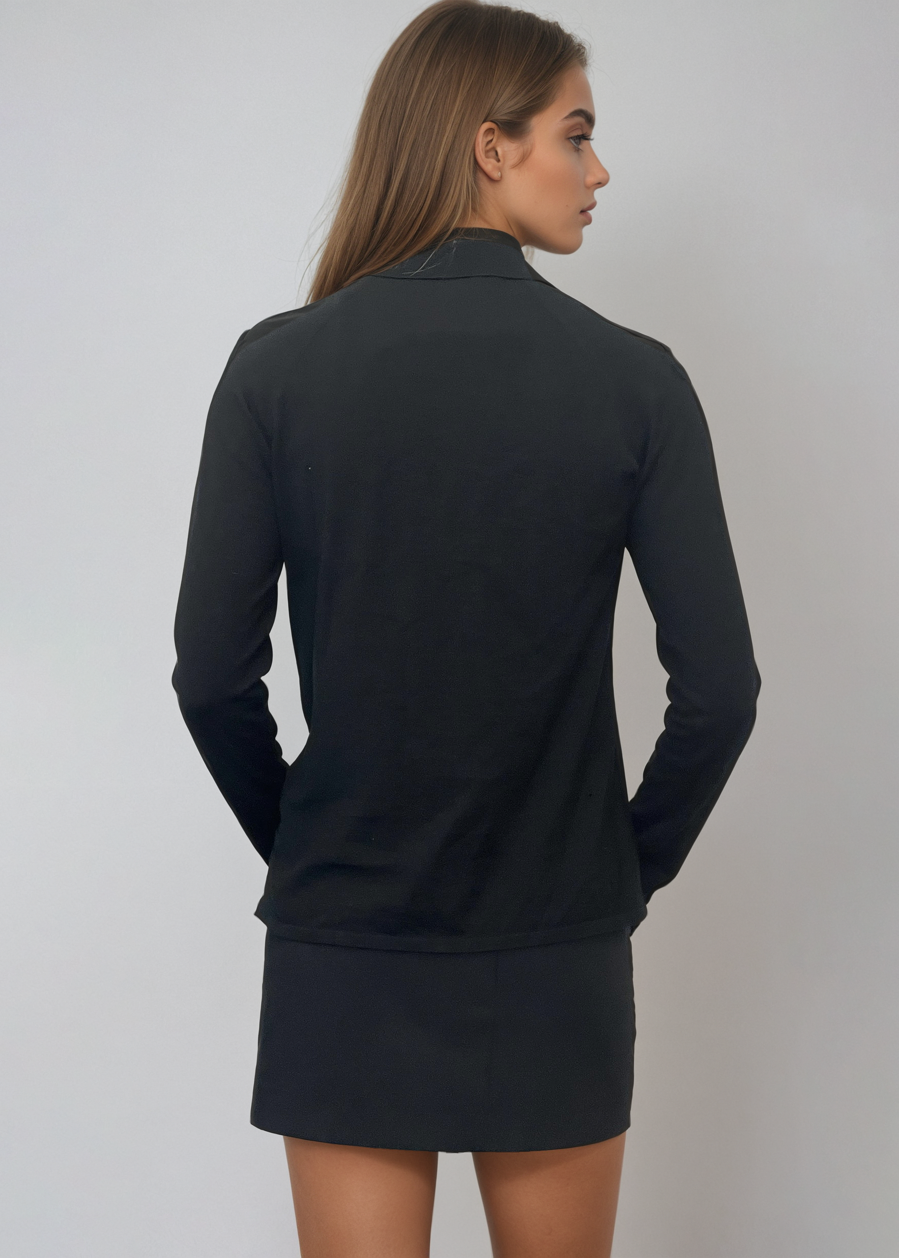 Jil Sander Black Cashmere Cardigan