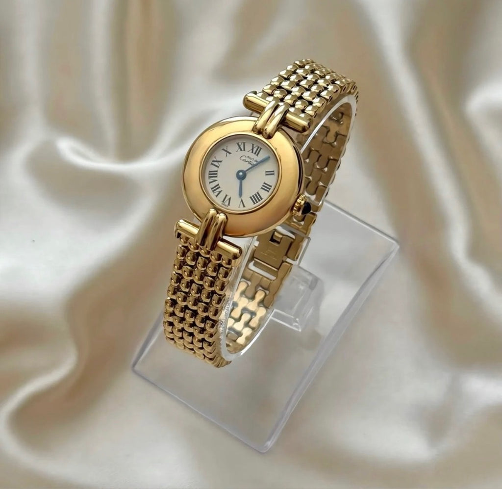 Cartier Gold Vermeil Watch