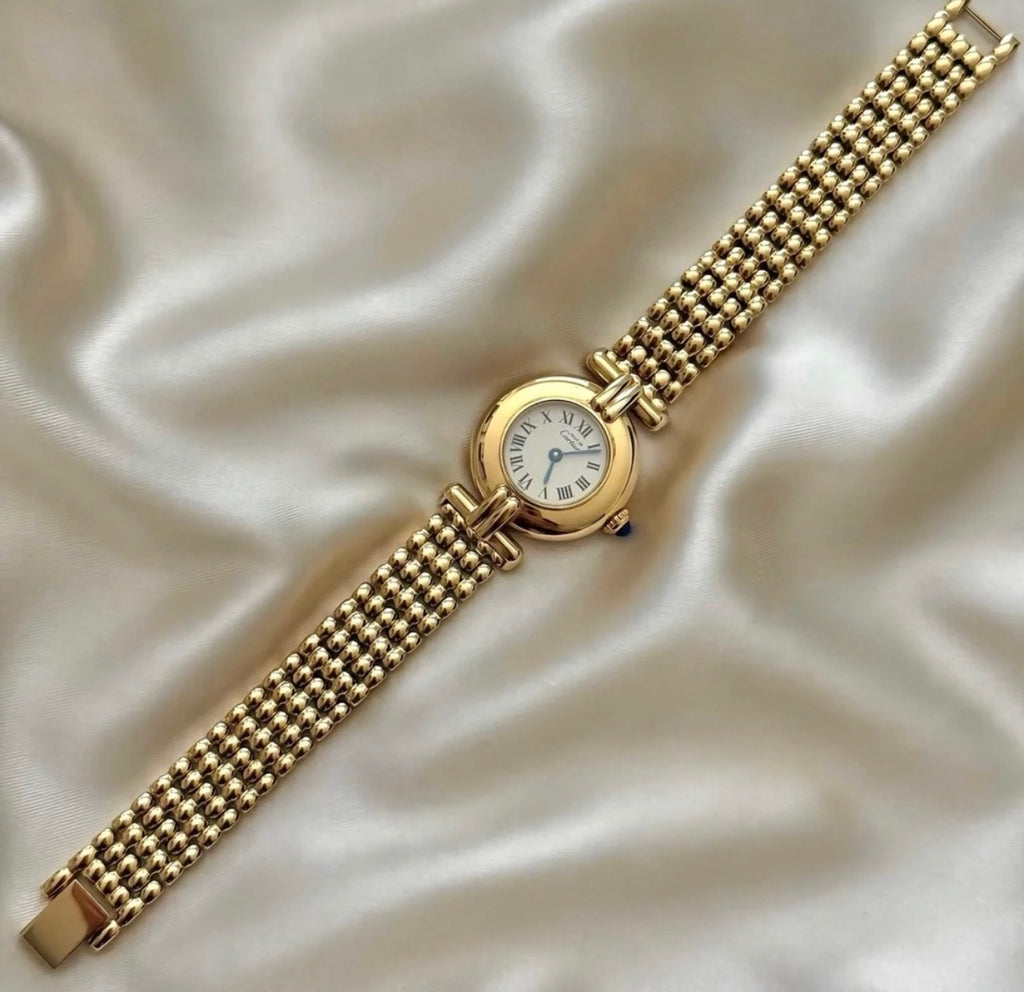 Cartier Gold Vermeil Watch