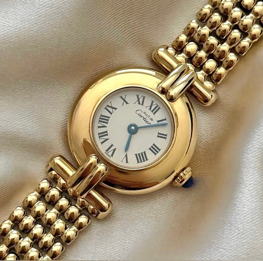 Cartier Gold Vermeil Watch
