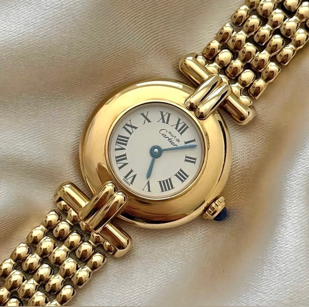 Cartier Gold Vermeil Watch