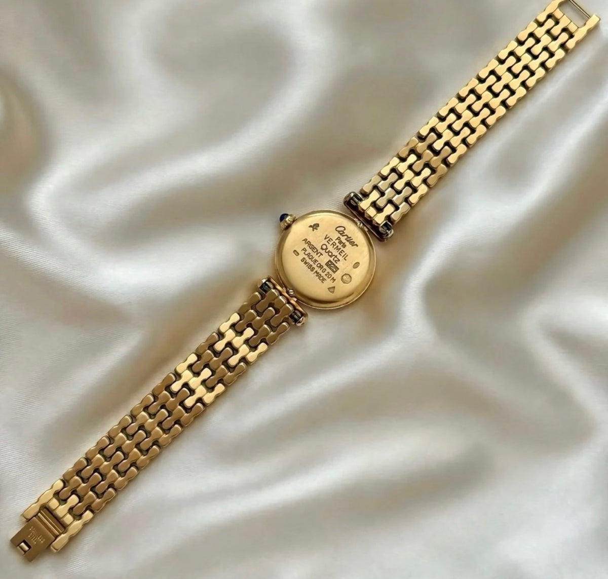 Cartier Gold Vermeil Watch