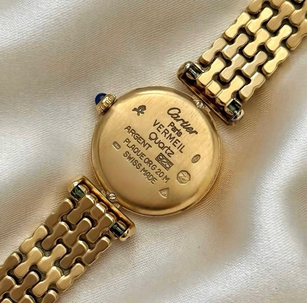 Cartier Gold Vermeil Watch