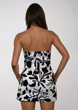 Load image into Gallery viewer, Oscar De La Renta Black and White Mini Dress
