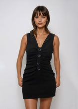 Load image into Gallery viewer, Dolce &amp; Gabbana Black Button Dress
