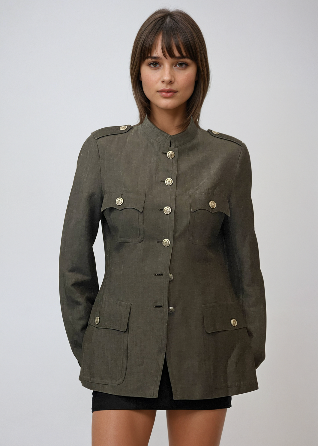 Max Mara Brown Army Jacket