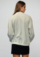 Load image into Gallery viewer, Courreges Cream Logo Crewneck
