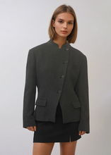 Load image into Gallery viewer, Armani Grey Asymmetrical Blazer
