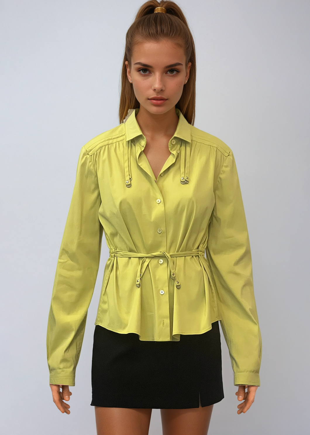 Gucci Yellow Button Down