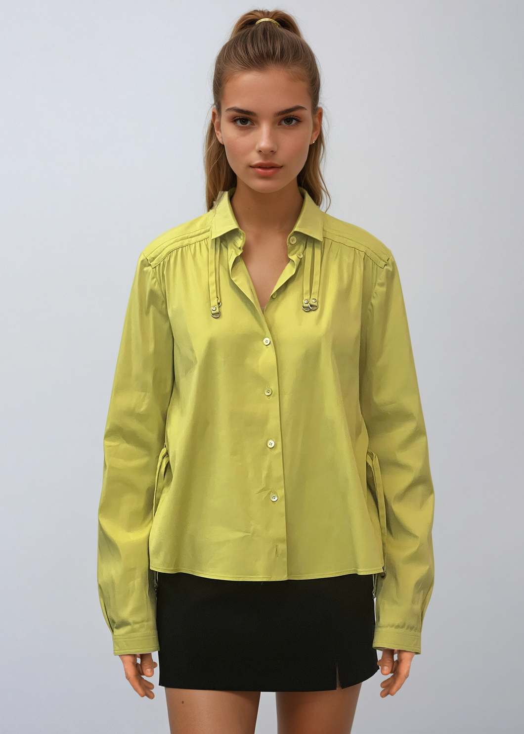 Gucci Yellow Button Down