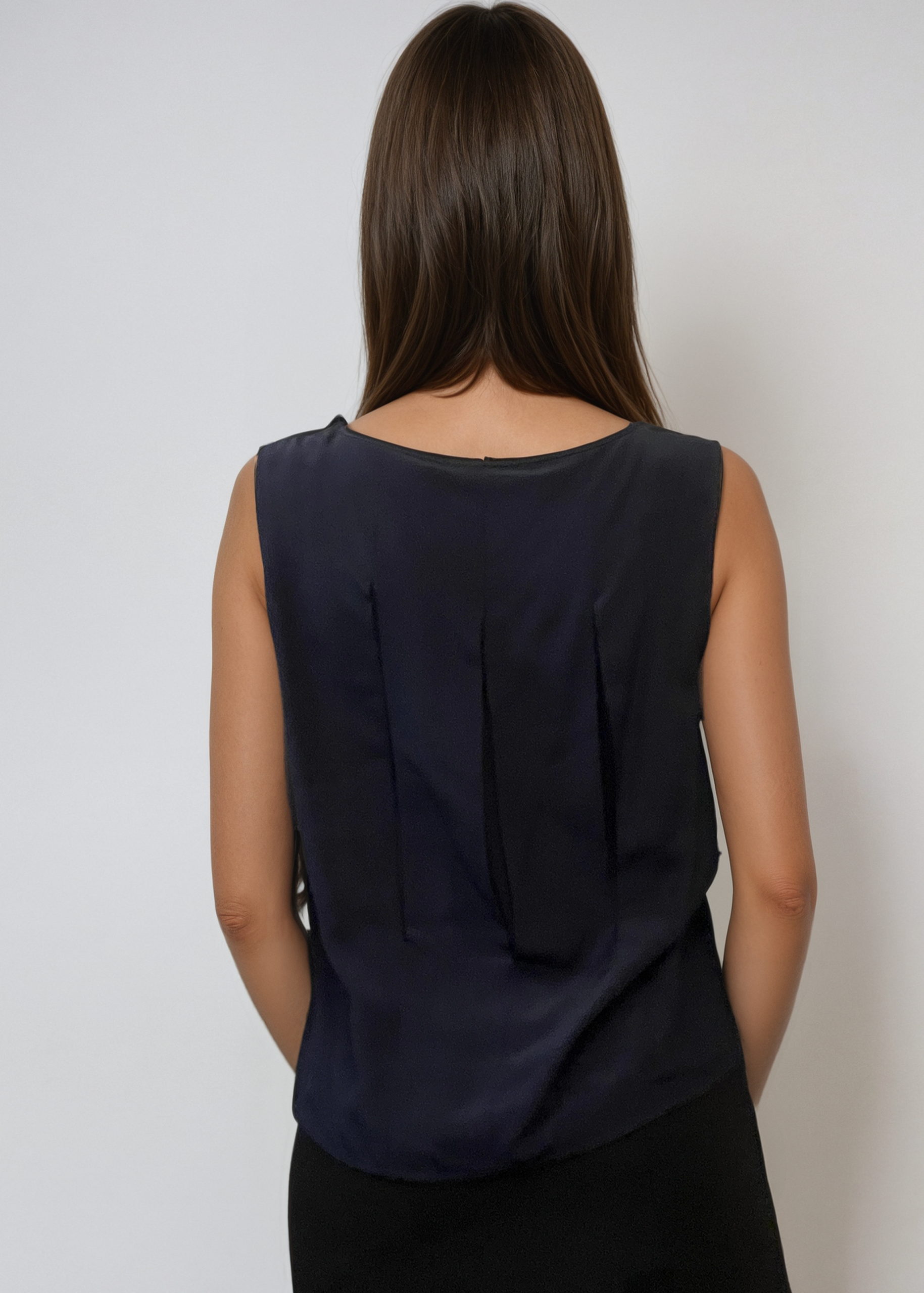 Valentino Navy Button Blazer with Tank