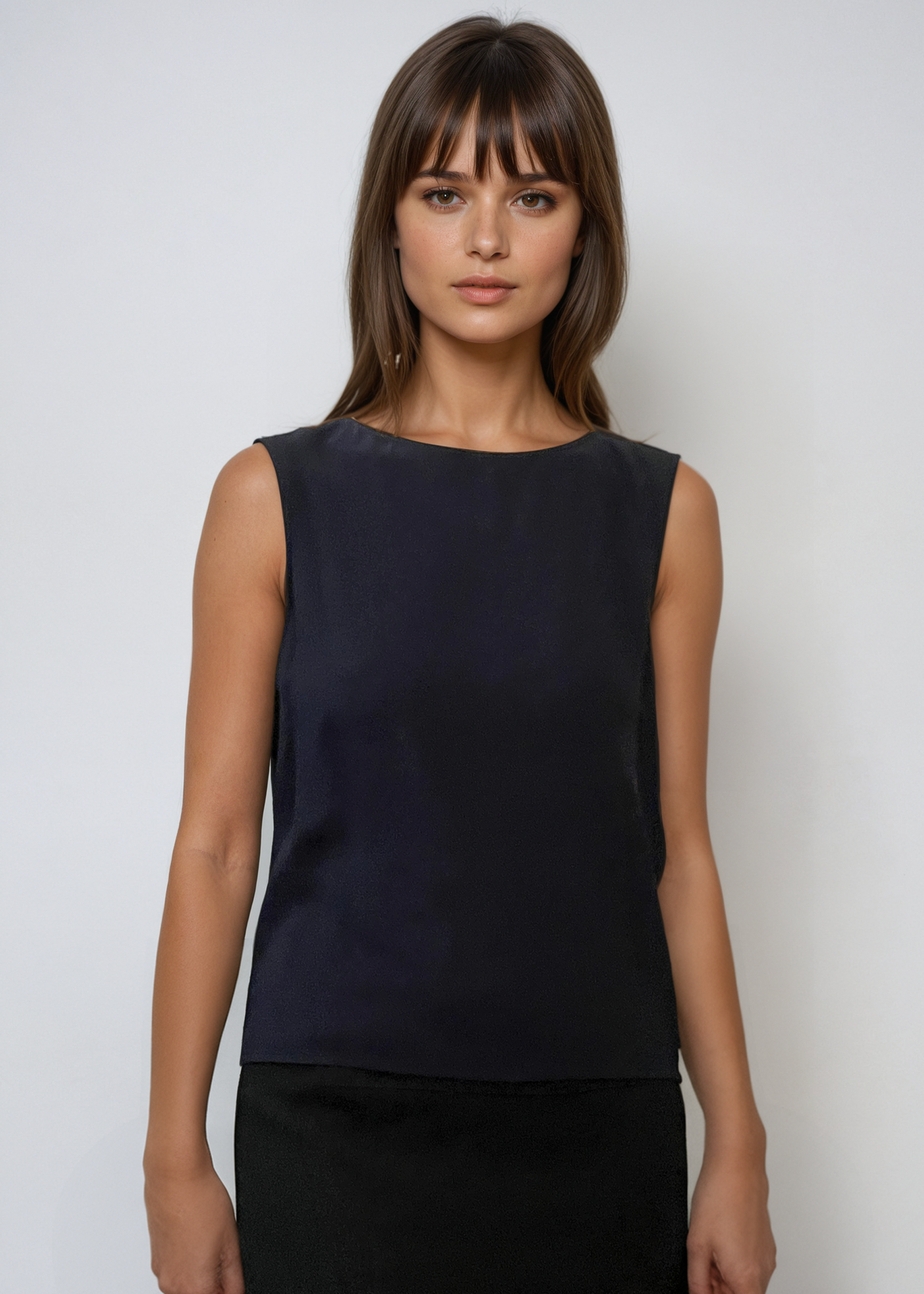 Valentino Navy Button Blazer with Tank
