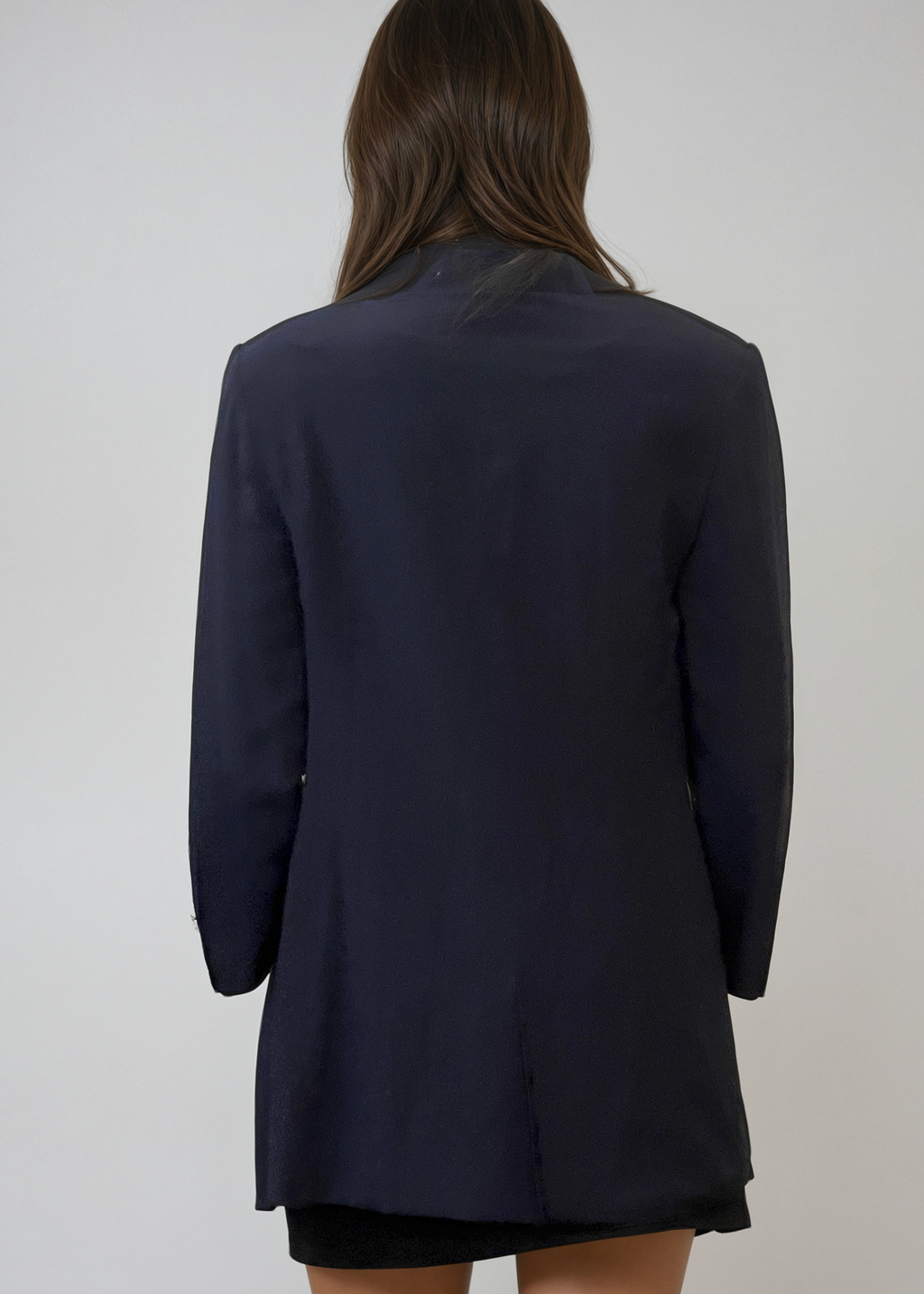 Valentino Navy Button Blazer with Tank