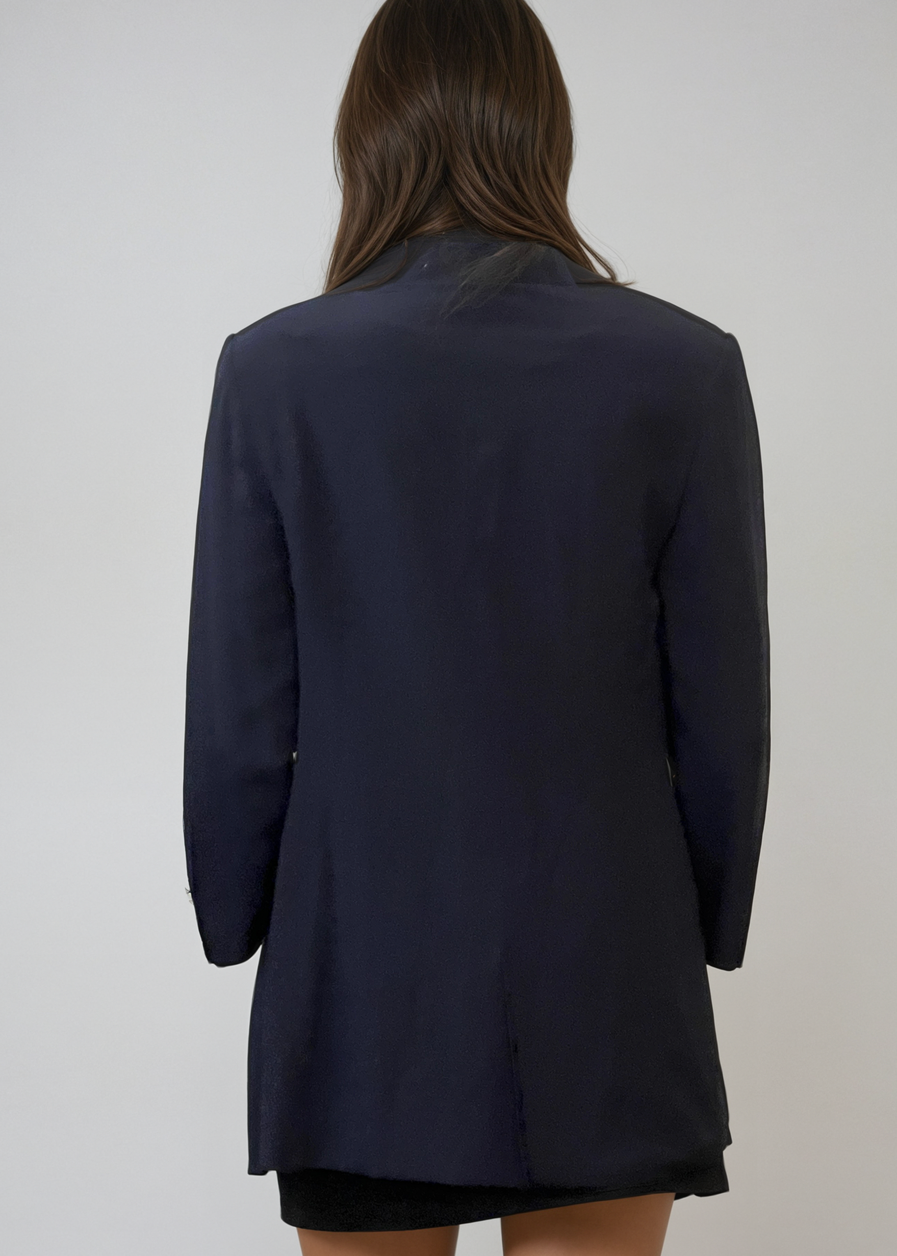 Valentino Navy Button Blazer with Tank