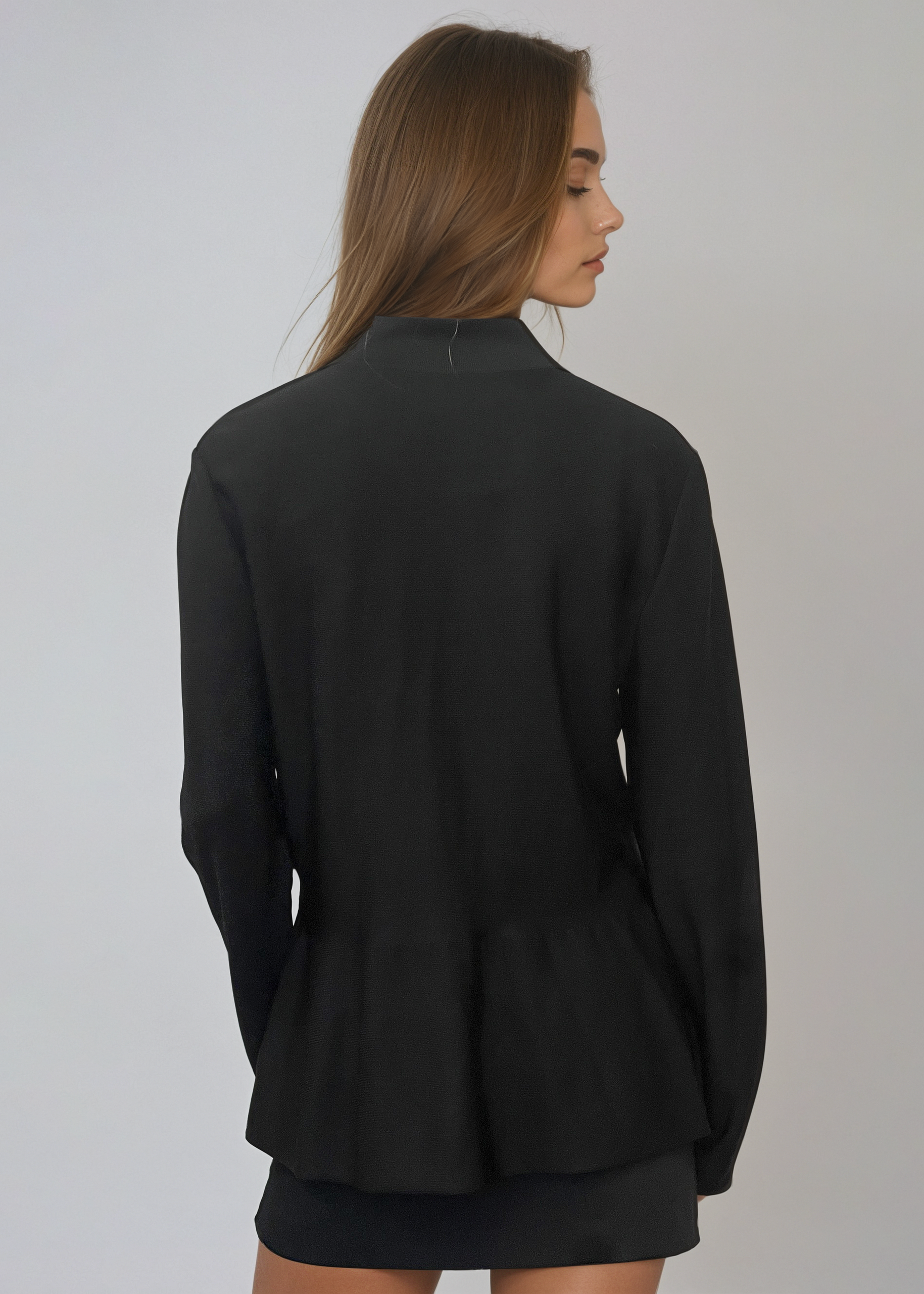 Armani Black Peplum Jacket