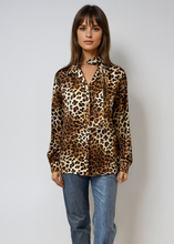 Load image into Gallery viewer, Escada Leopard Silk Blouse
