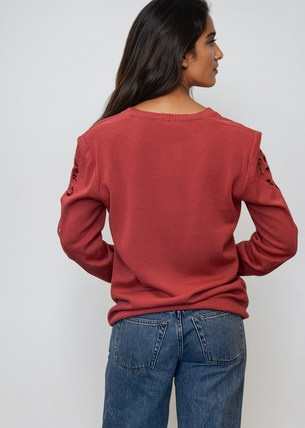 Valentino Red Cardigan