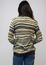 Load image into Gallery viewer, Missoni Grey and Blue Striped Cardigan
