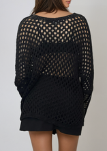 Load image into Gallery viewer, Yigal Azrouel Black Knit Sweater
