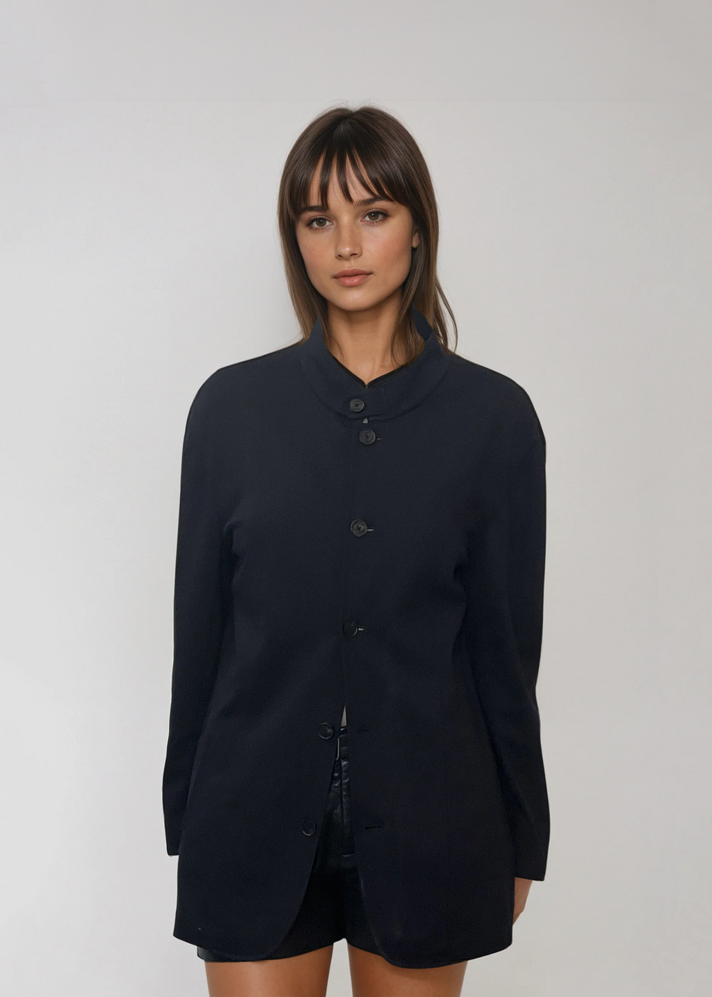 Armani Navy Cotton Jacket